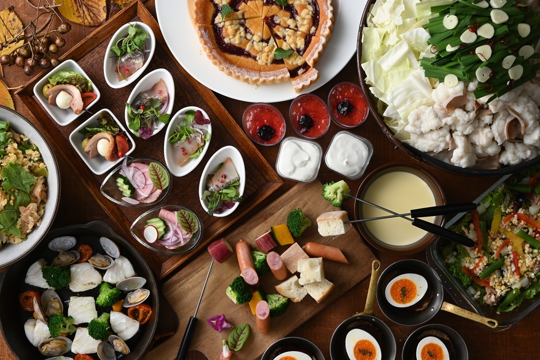 チーズフォンデュと冬のグルメバイキング　12/1～12、12/26～28、1/5～2/28