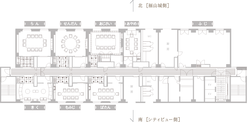 16F キャッスルビューのレイアウト